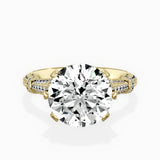 Six Prong Vintage Style Engagement Ring - The Better Diamonds
