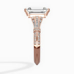 Six Prong Vintage Style Engagement Ring - The Better Diamonds
