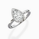 Milgrain Solitaire Engagement Ring