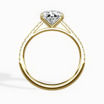 Sorte Solitaire 2.15 ct Oval Engagement Ring in Yellow Gold - The Better Diamonds