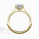 Sorte Solitaire 2.15 ct Oval Engagement Ring in Yellow Gold - The Better Diamonds