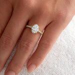 Sorte Solitaire 2.15 ct Oval Engagement Ring in Yellow Gold - The Better Diamonds