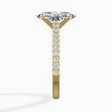 Sorte Solitaire 2.15 ct Oval Engagement Ring in Yellow Gold - The Better Diamonds