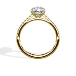 Sorte Solitaire 2.15 ct Oval Engagement Ring in Yellow Gold - The Better Diamonds