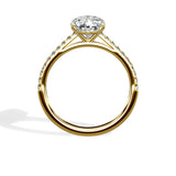 Sorte Solitaire 2.15 ct Oval Engagement Ring in Yellow Gold - The Better Diamonds