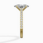 Sorte Solitaire 2.15 ct Oval Lab Grown Diamond Engagement Ring in 14K Yellow Gold - The Better Diamonds