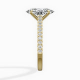 Sorte Solitaire 2.15 ct Oval Lab Grown Diamond Engagement Ring in 14K Yellow Gold - The Better Diamonds