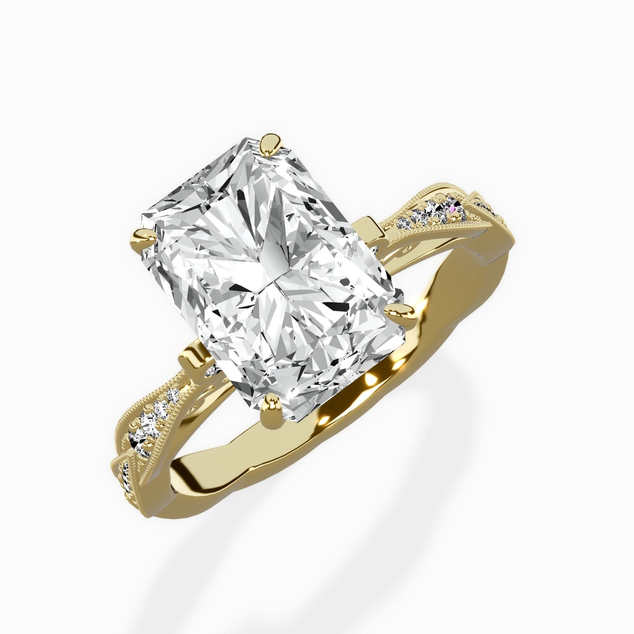 Spain Vintage Style Engagement Ring - The Better Diamonds