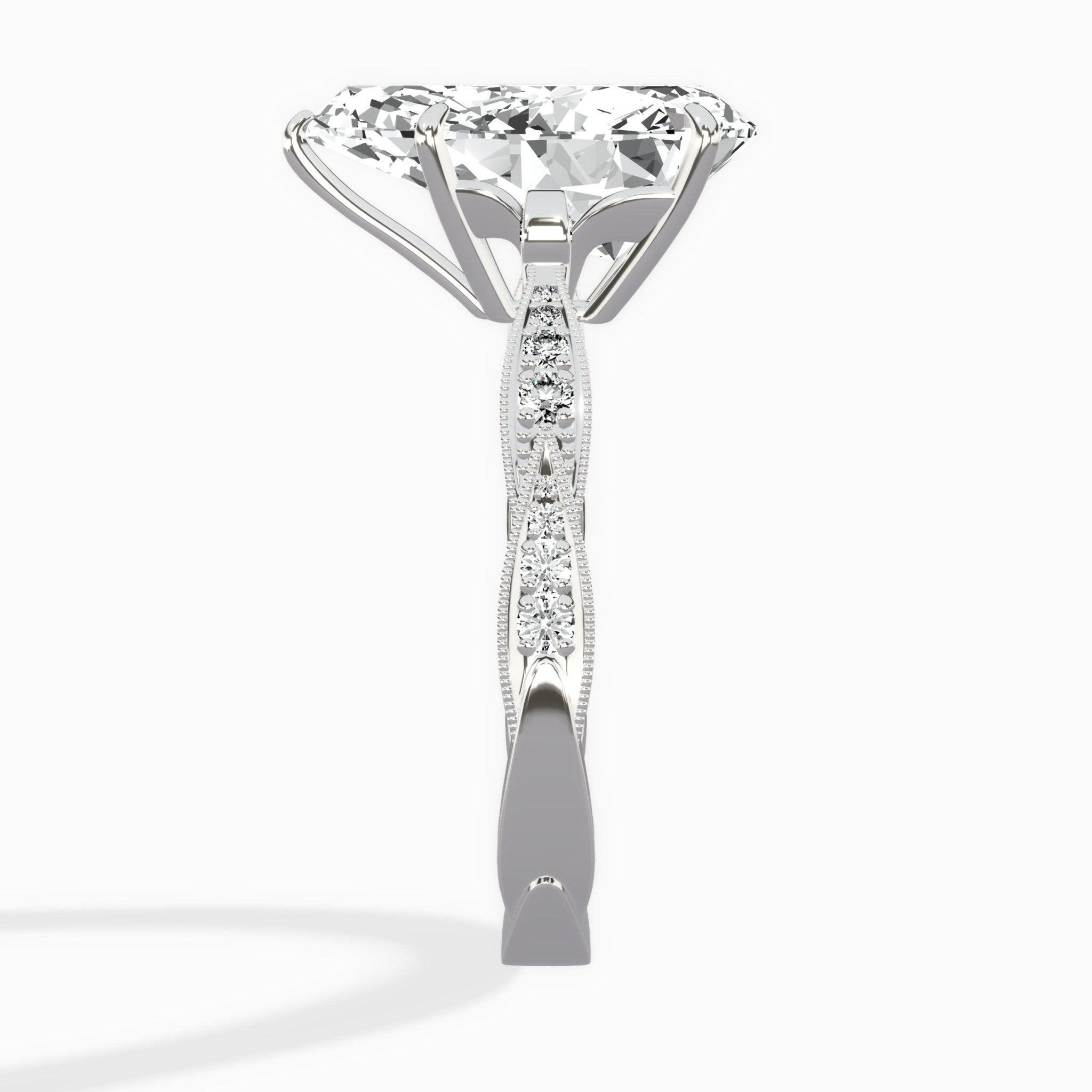 Spain Vintage Style Engagement Ring - The Better Diamonds