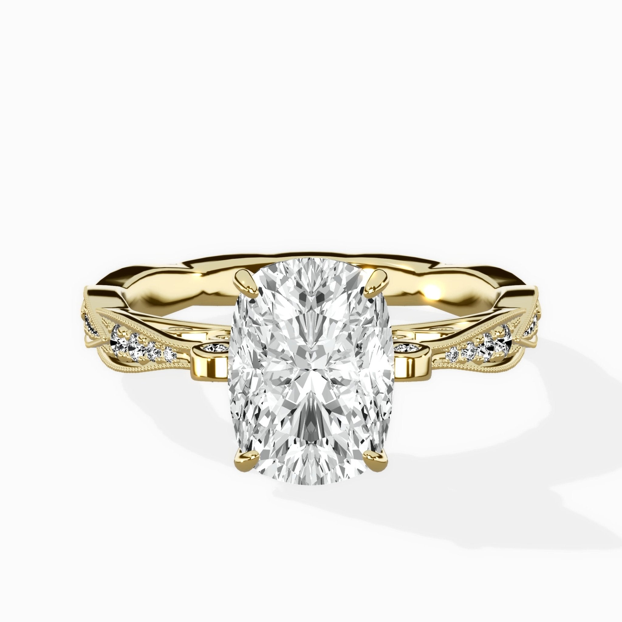 Spain Vintage Style Engagement Ring - The Better Diamonds
