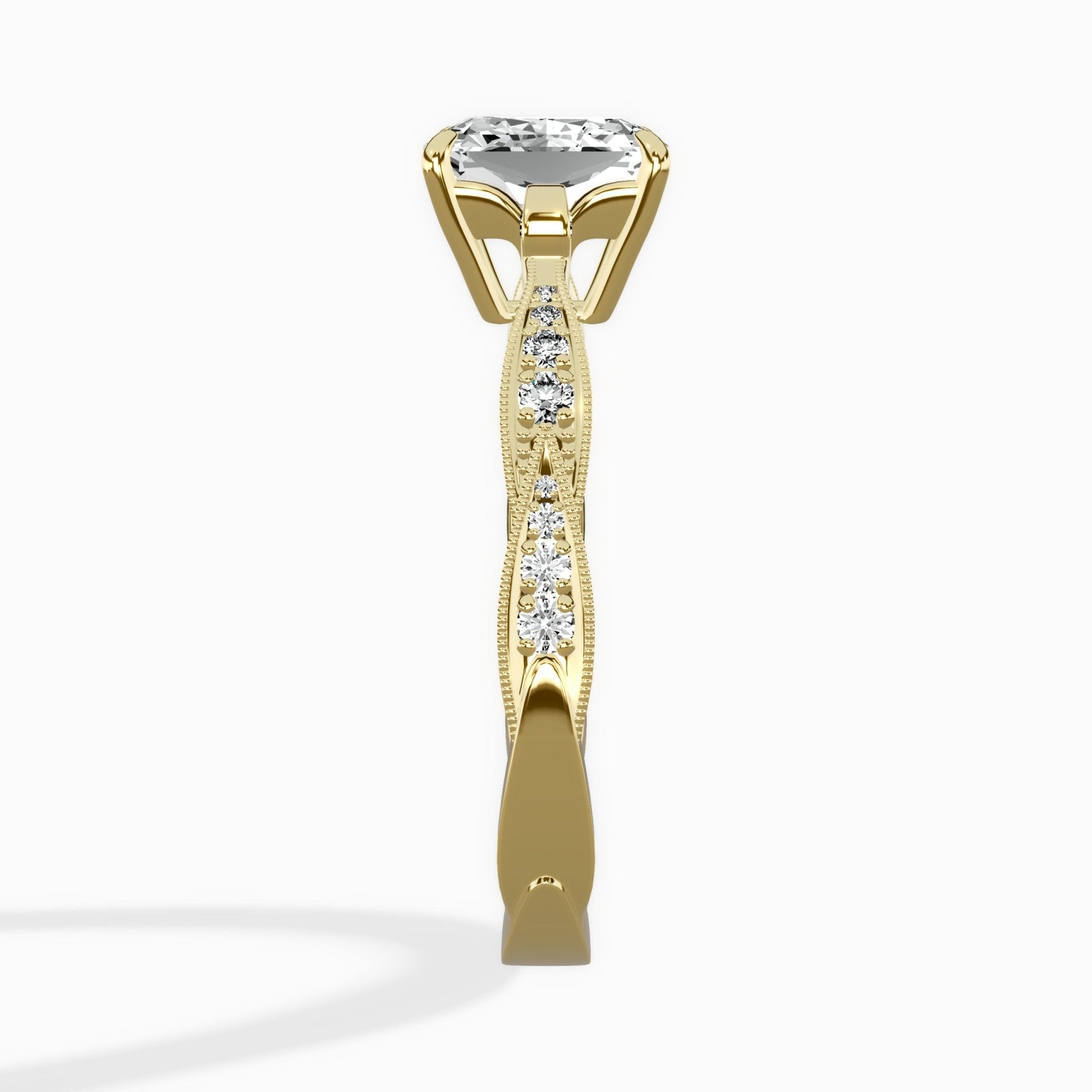 Spain Vintage Style Engagement Ring - The Better Diamonds