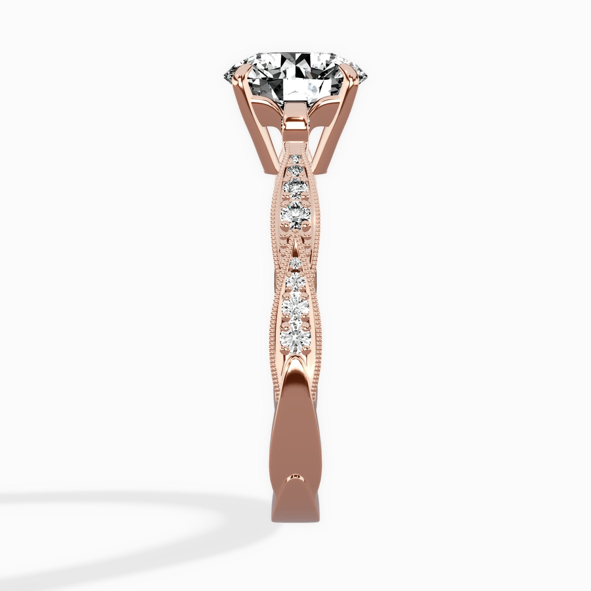 Spain Vintage Style Engagement Ring - The Better Diamonds