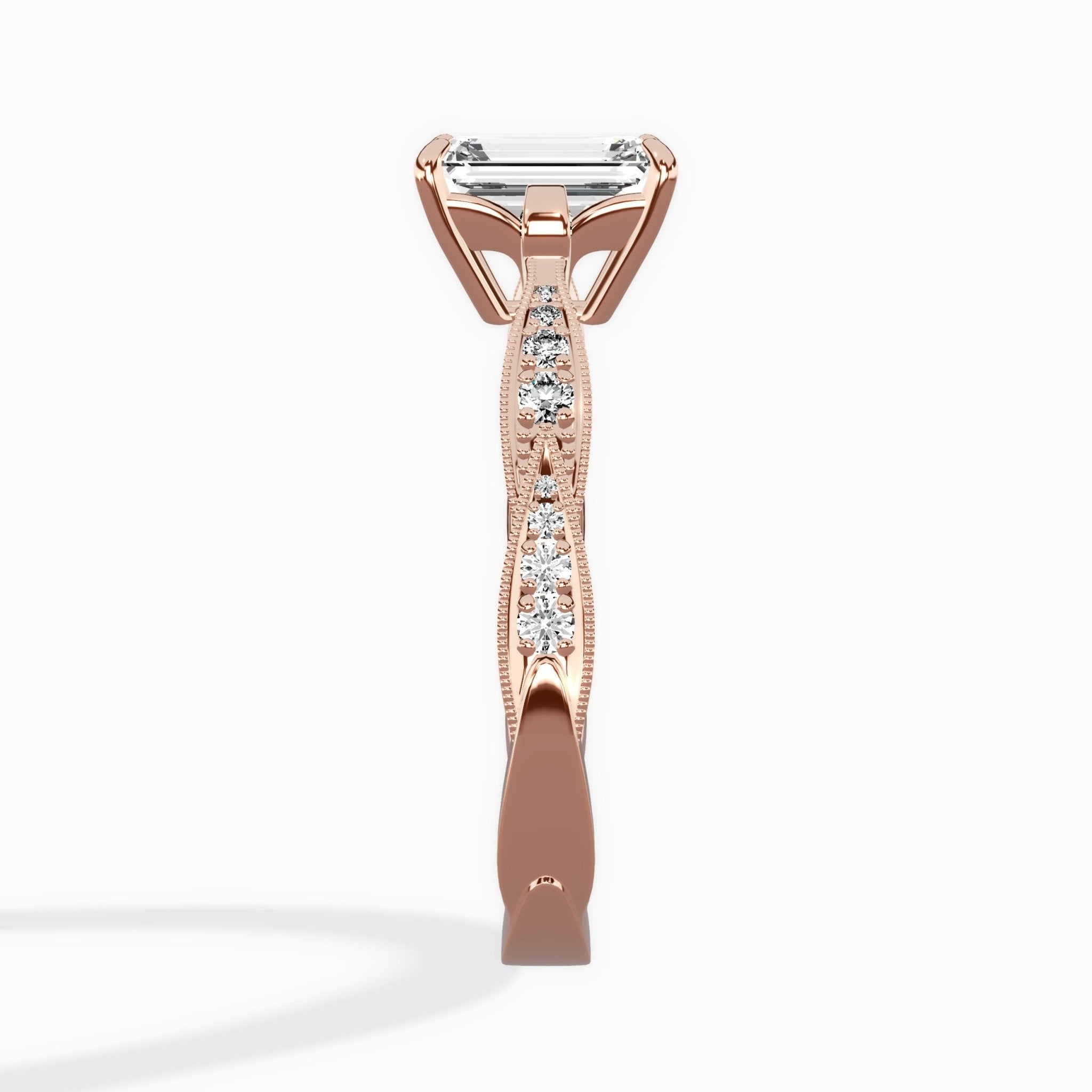 Spain Vintage Style Engagement Ring - The Better Diamonds