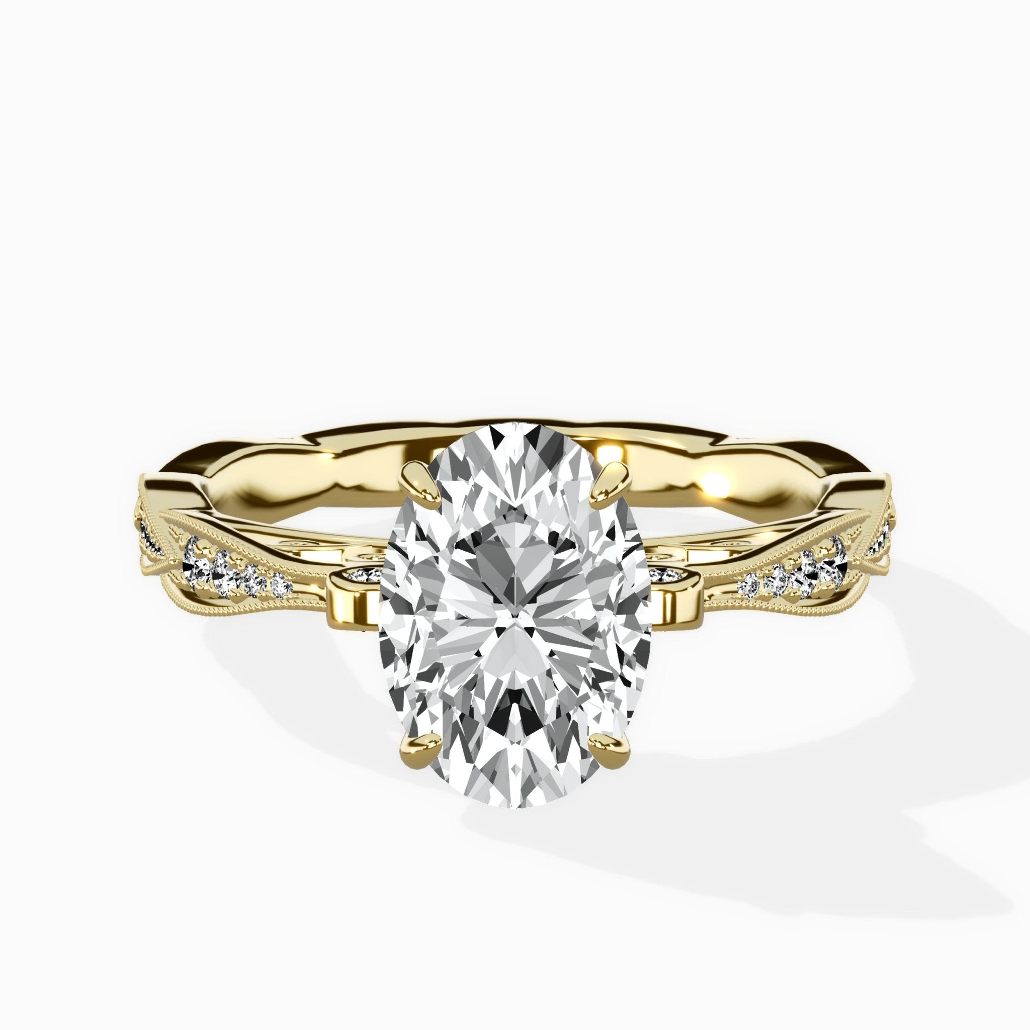 Spain Vintage Style Engagement Ring - The Better Diamonds