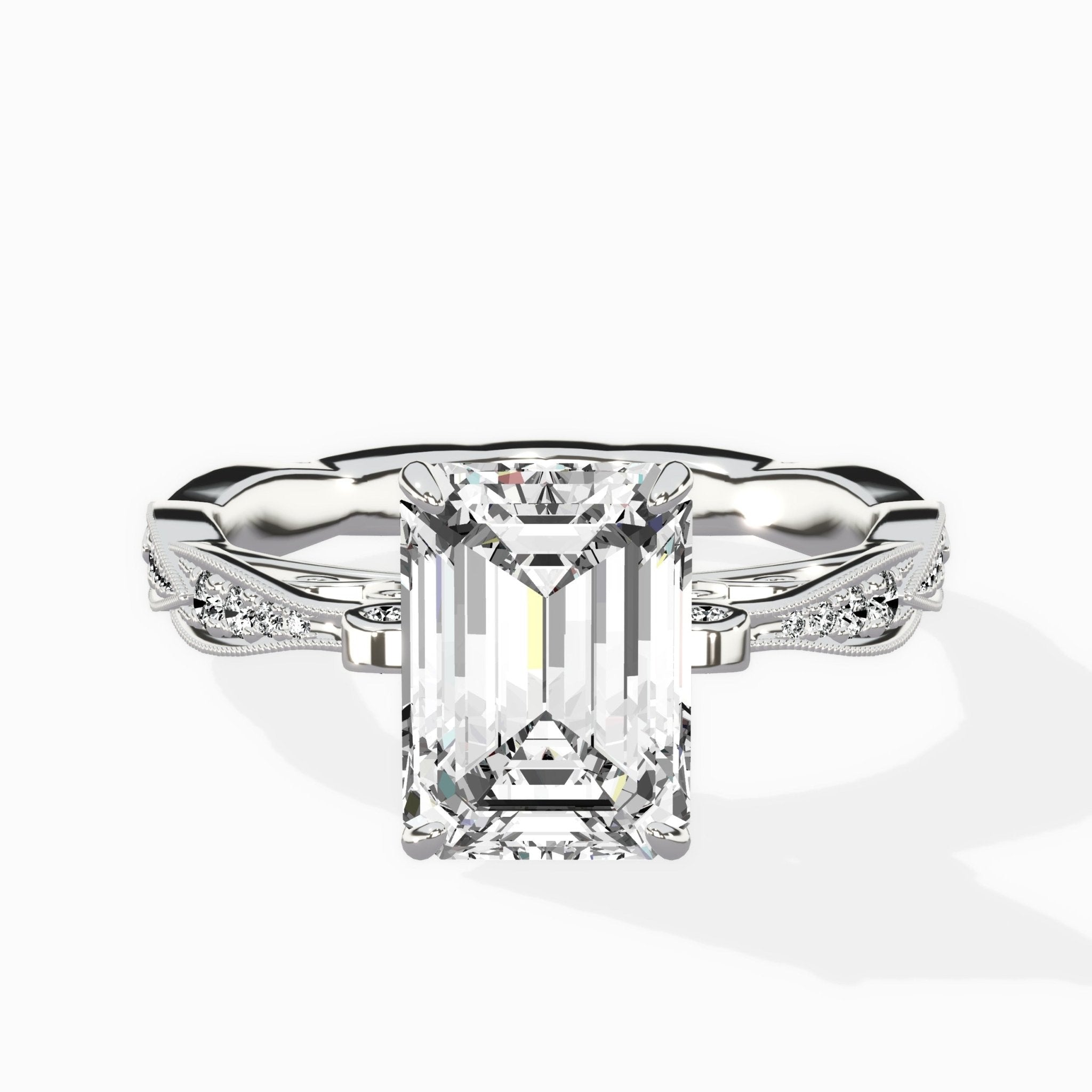 Spain Vintage Style Engagement Ring - The Better Diamonds