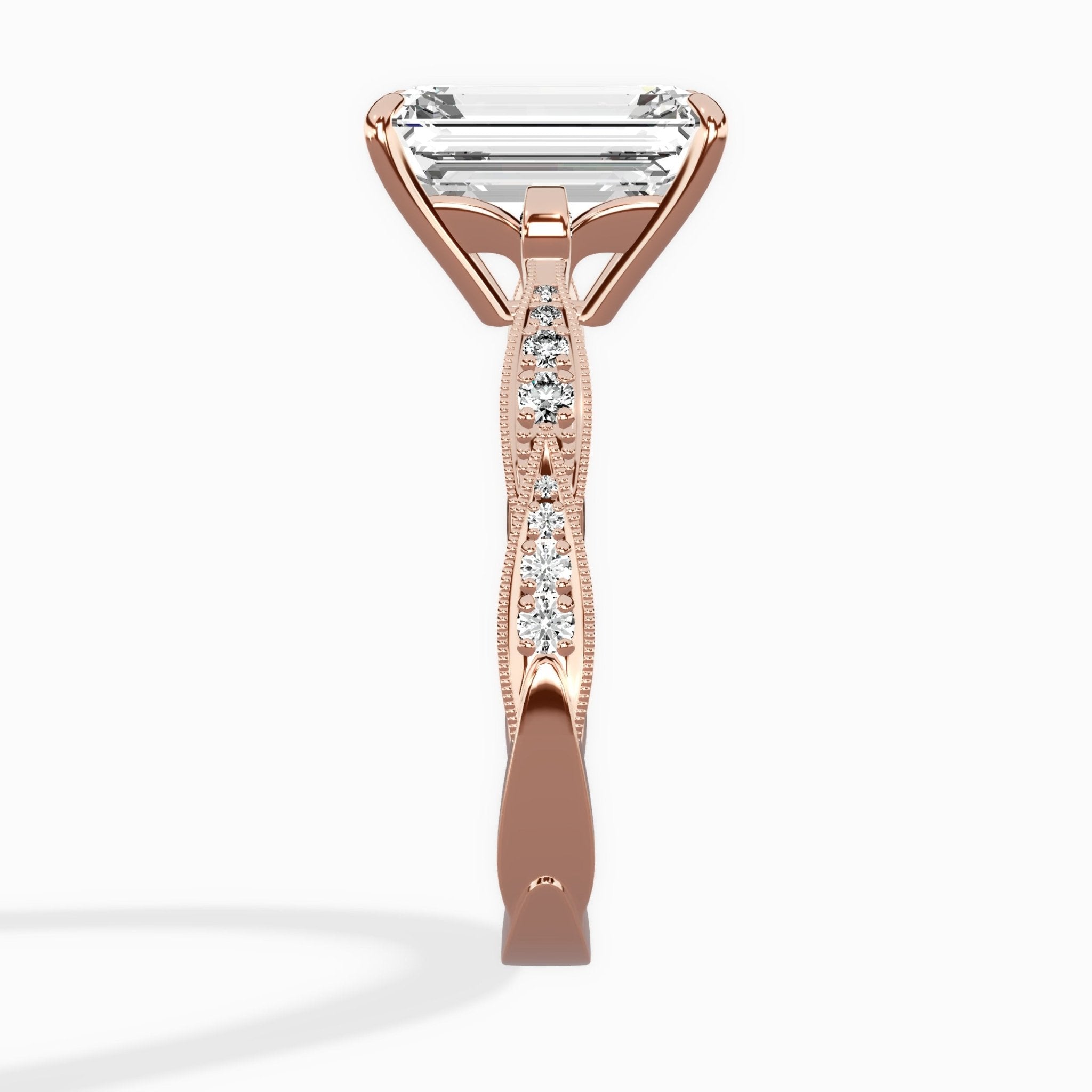 Spain Vintage Style Engagement Ring - The Better Diamonds