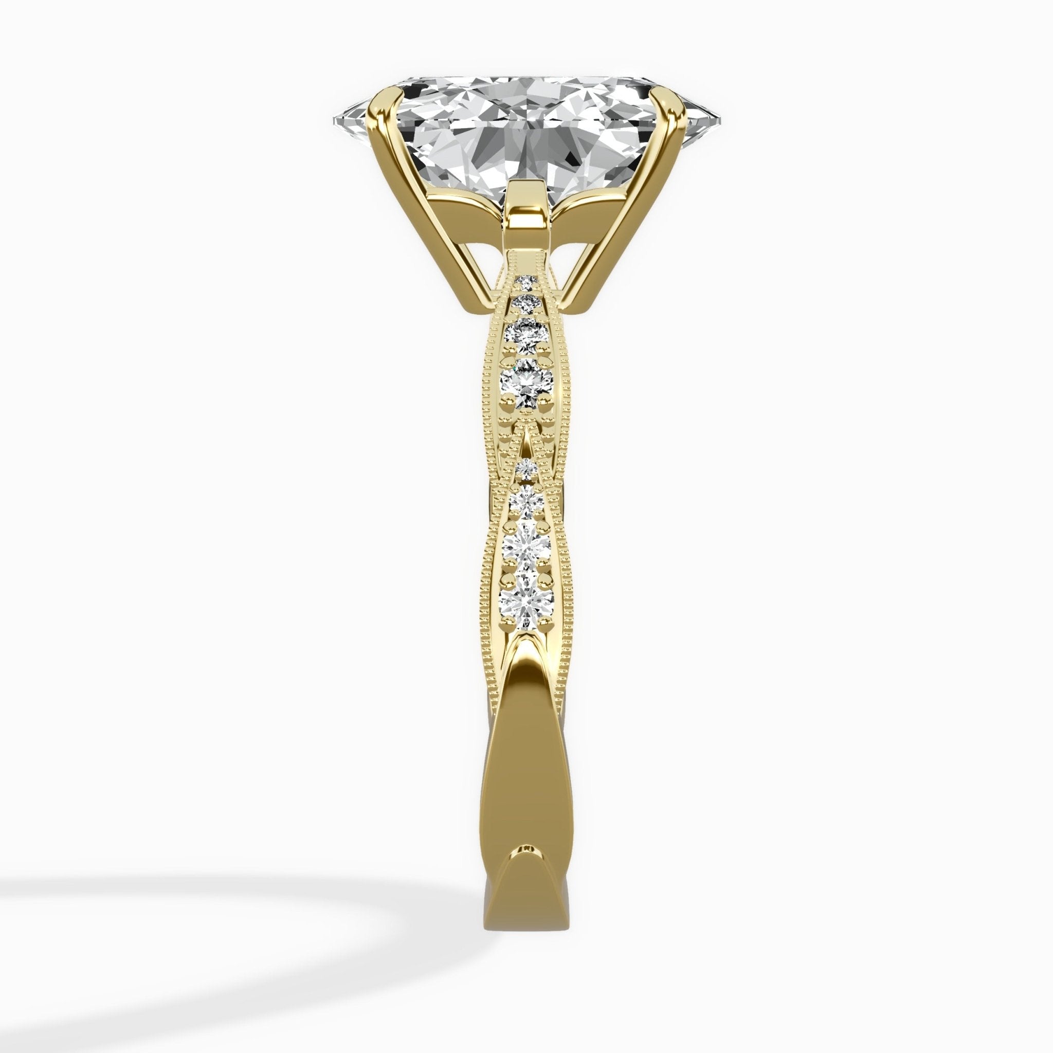 Spain Vintage Style Engagement Ring - The Better Diamonds