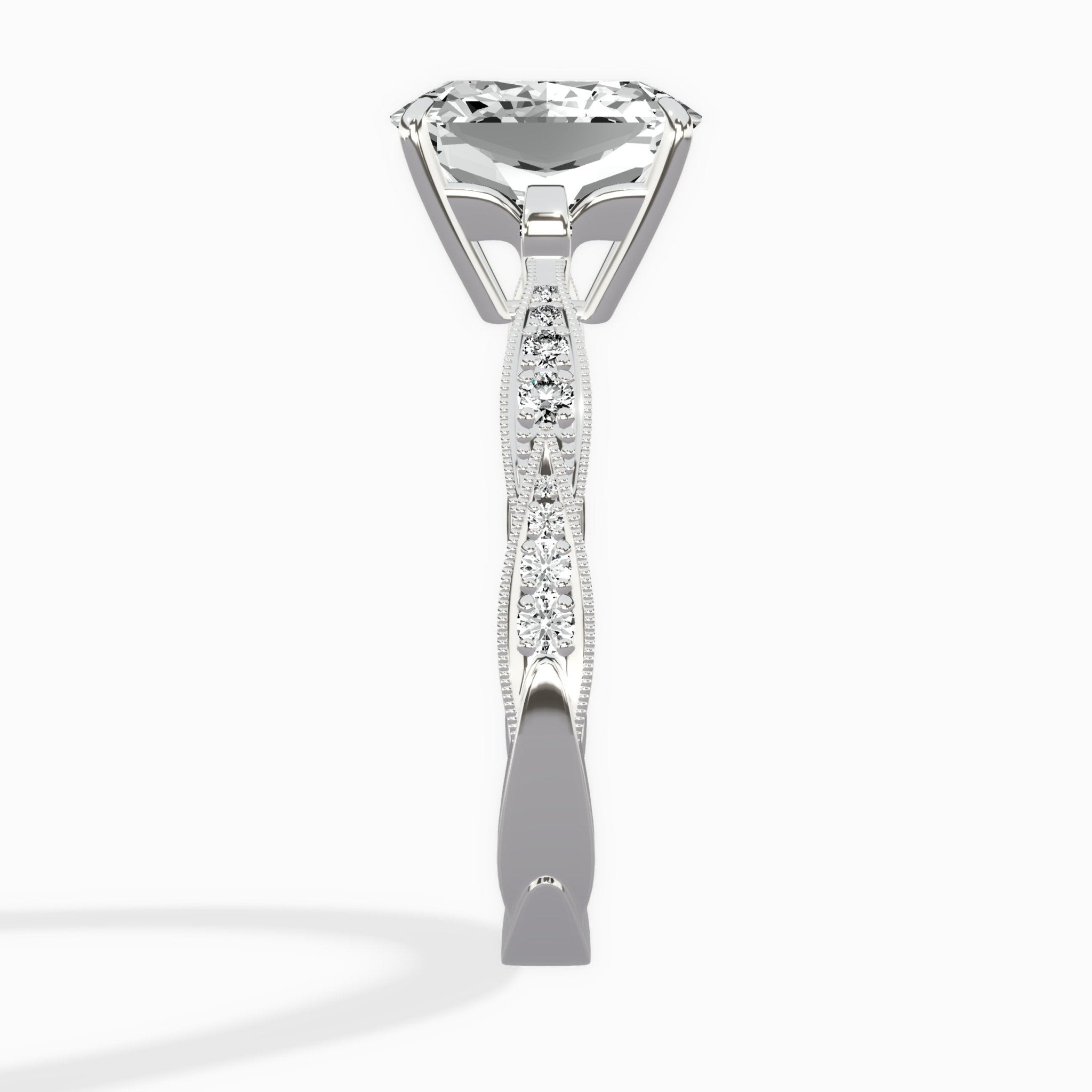 Spain Vintage Style Engagement Ring - The Better Diamonds