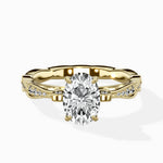 Spain Vintage Style Engagement Ring - The Better Diamonds