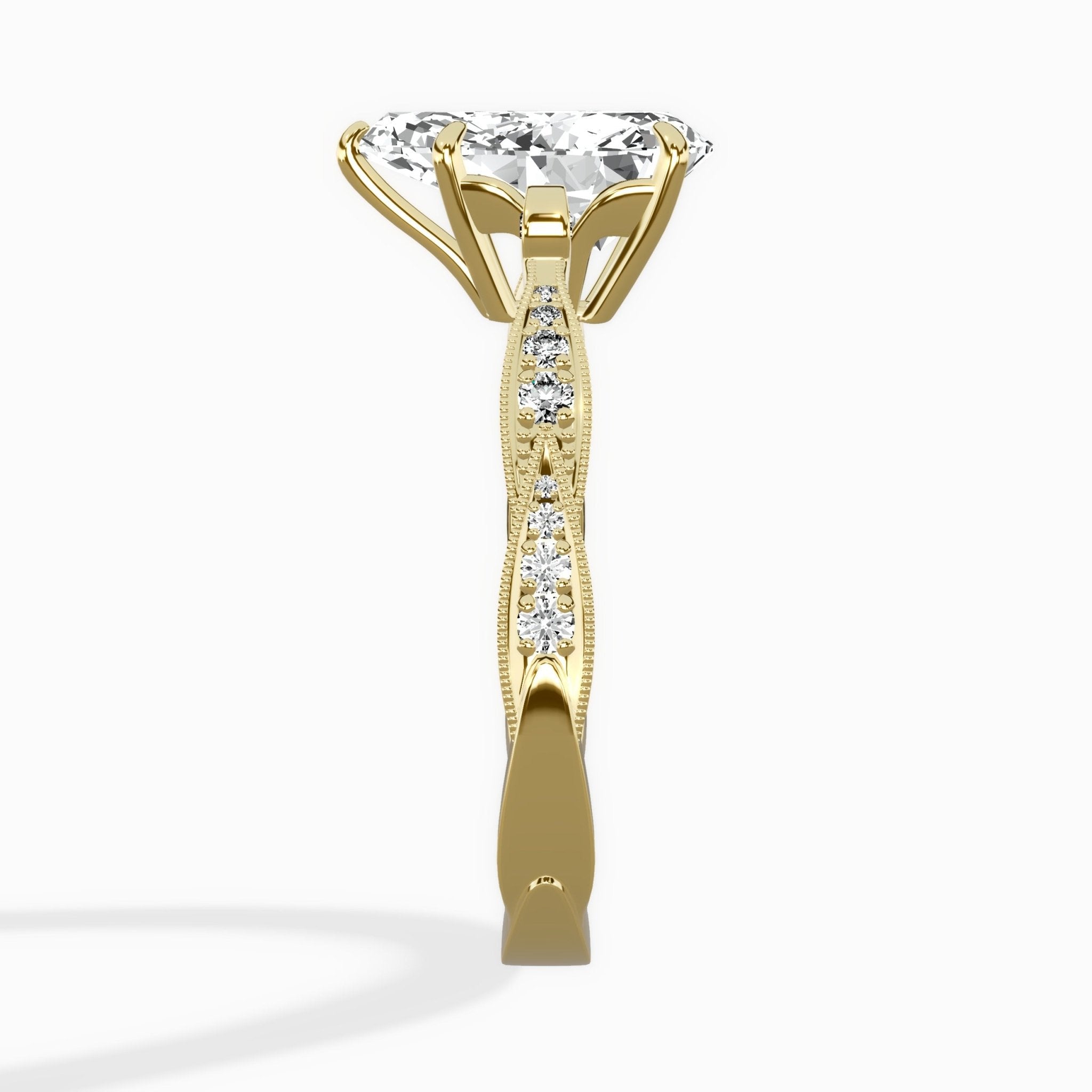 Spain Vintage Style Engagement Ring - The Better Diamonds