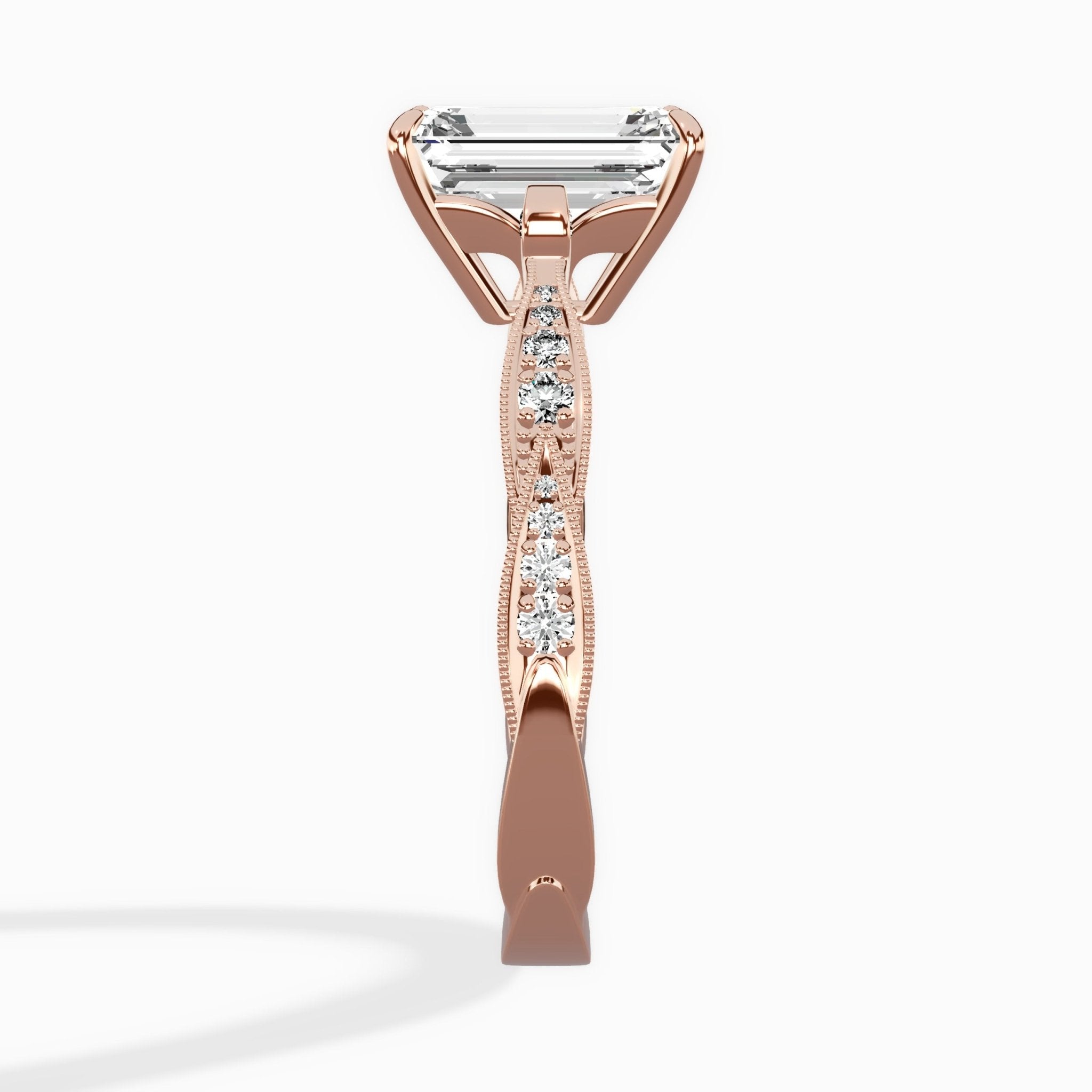 Spain Vintage Style Engagement Ring - The Better Diamonds