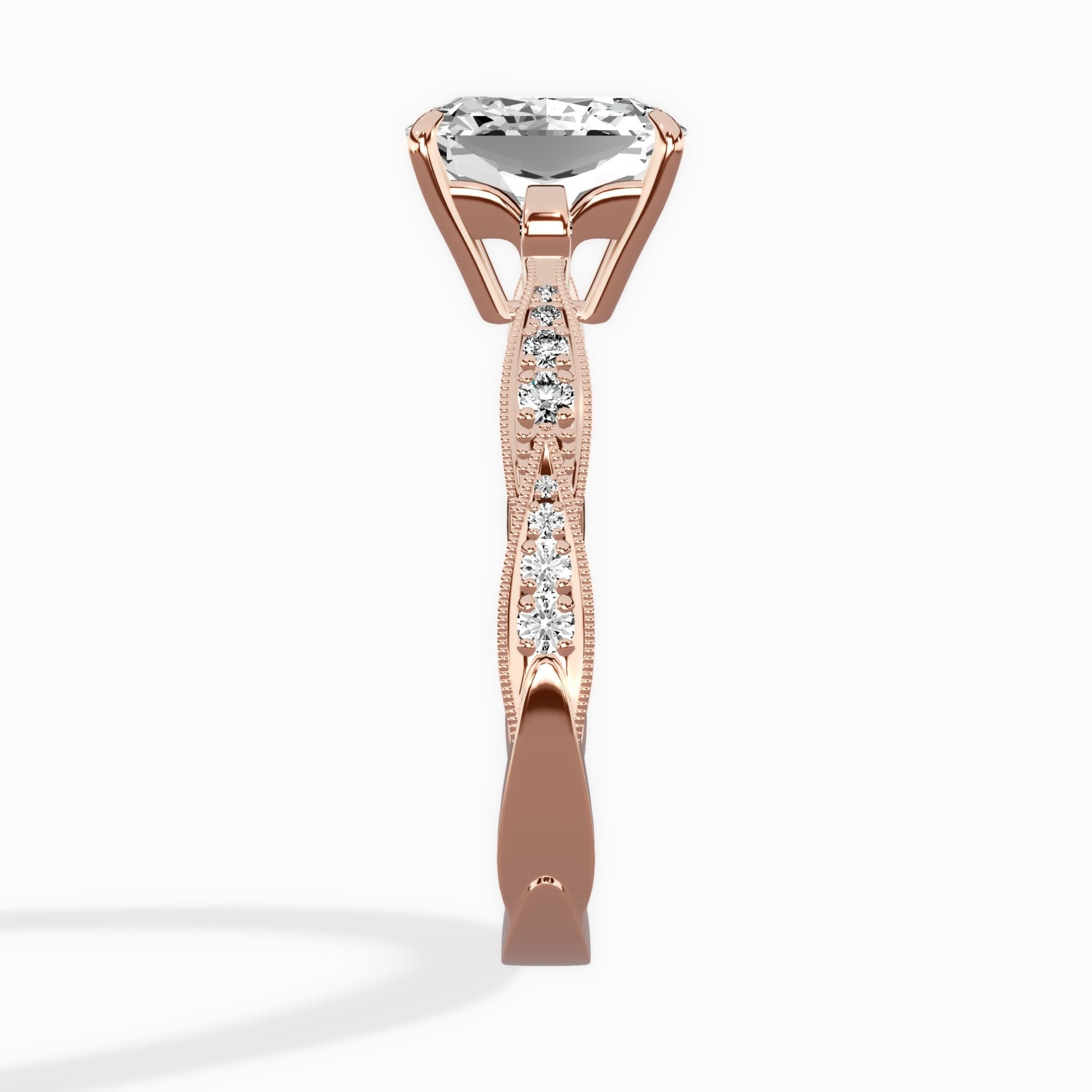 Spain Vintage Style Engagement Ring - The Better Diamonds