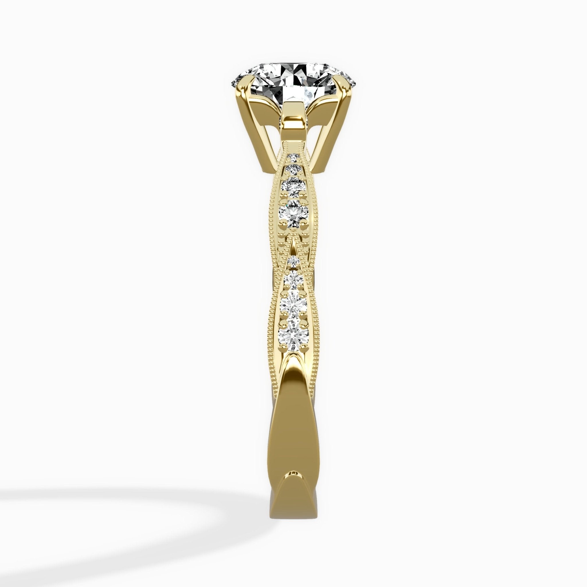 Spain Vintage Style Engagement Ring - The Better Diamonds