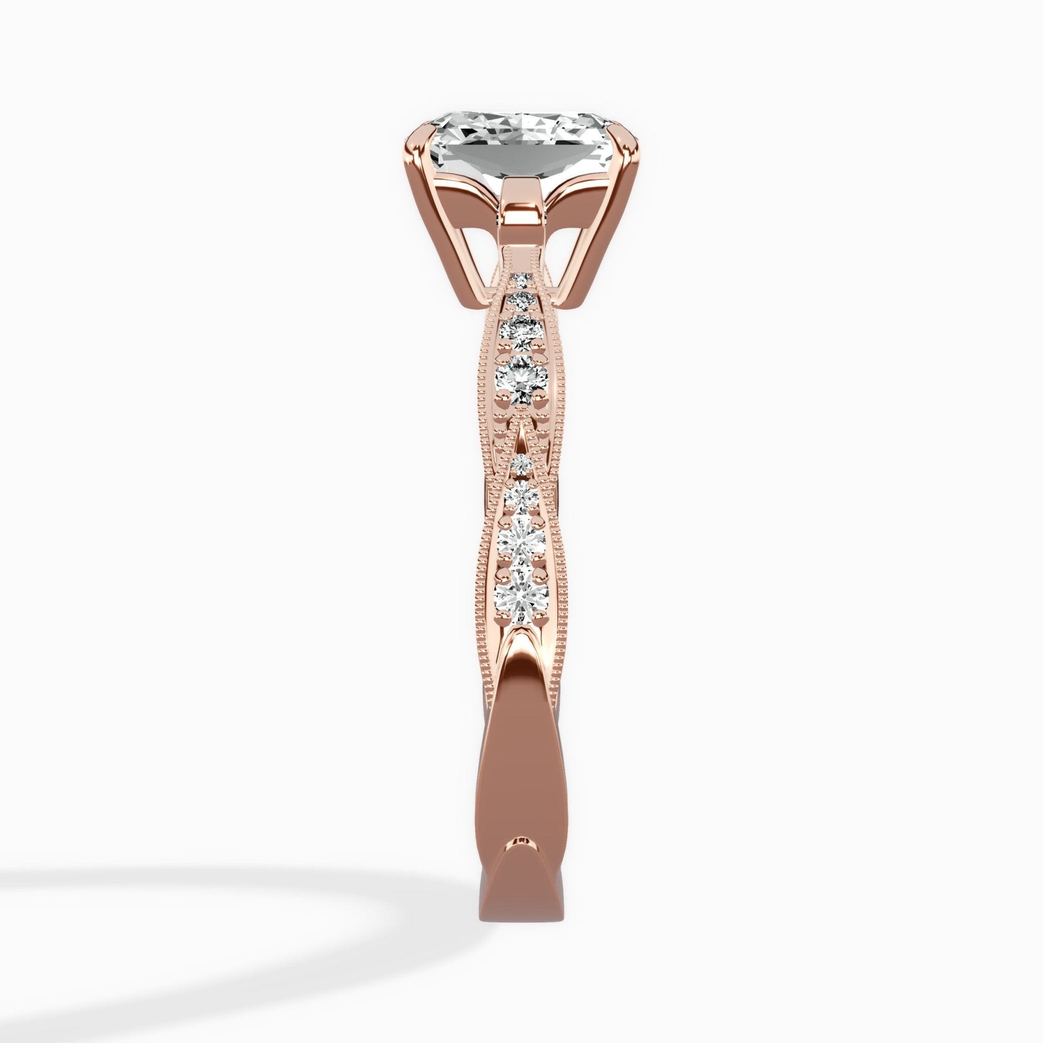 Spain Vintage Style Engagement Ring - The Better Diamonds