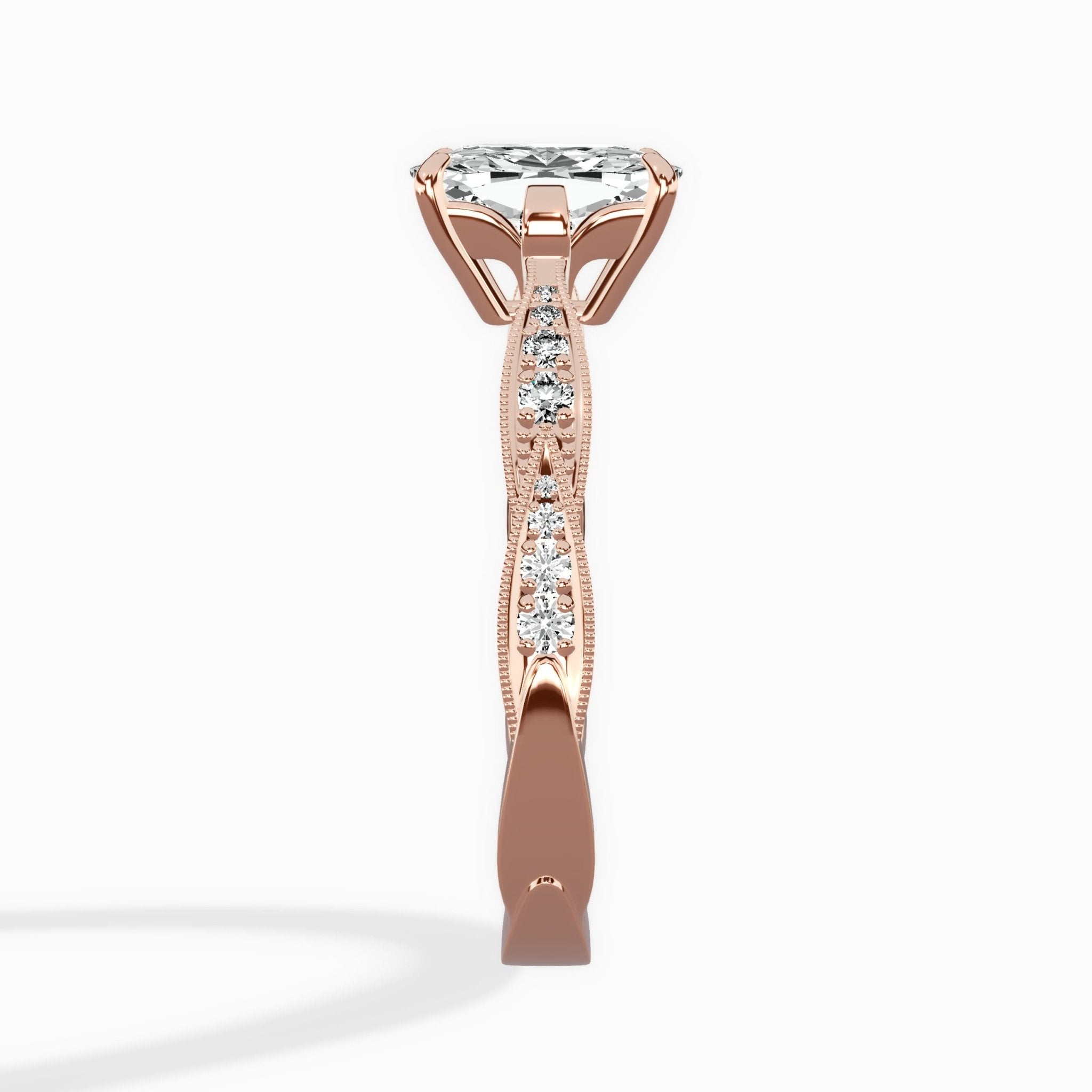 Spain Vintage Style Engagement Ring - The Better Diamonds