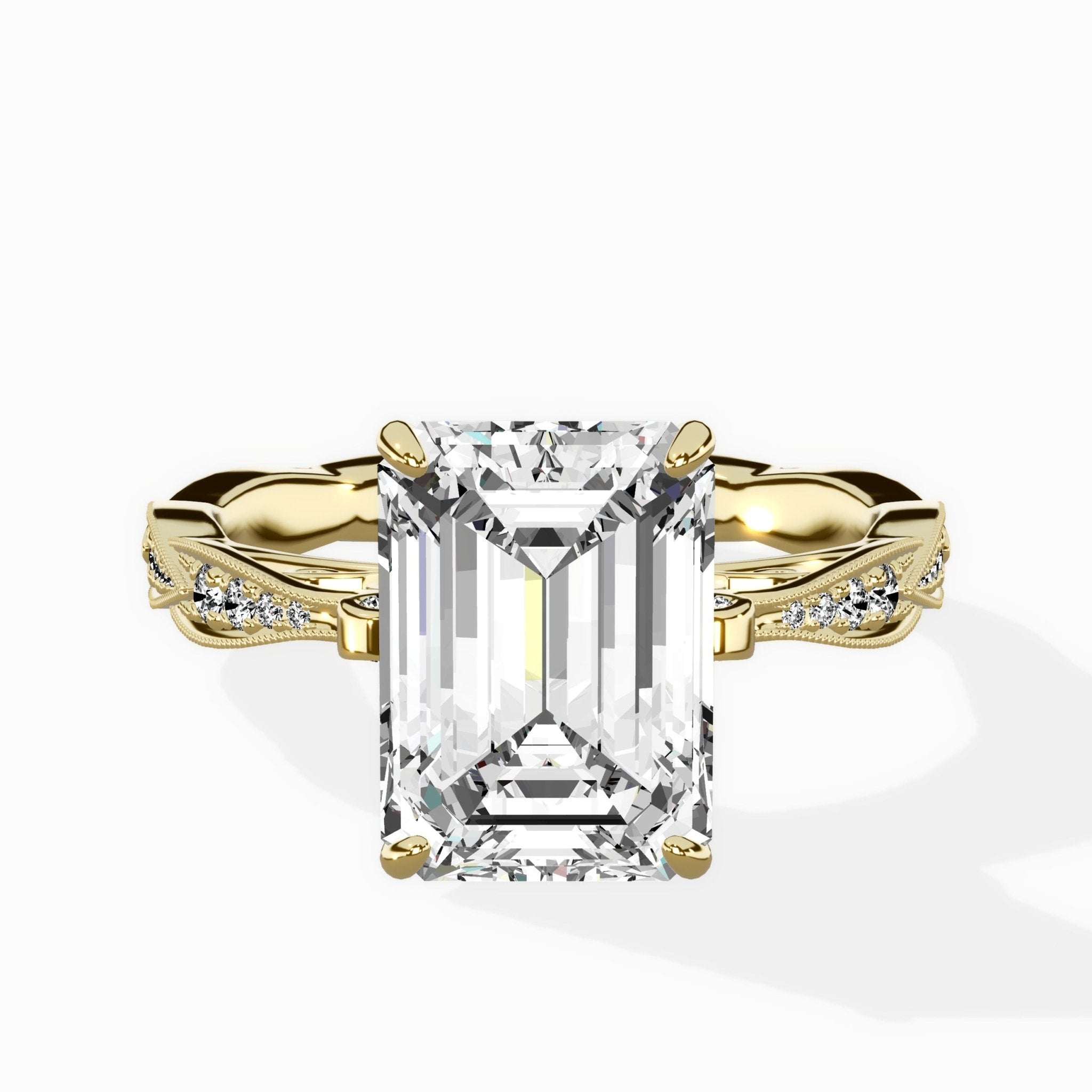 Spain Vintage Style Engagement Ring - The Better Diamonds