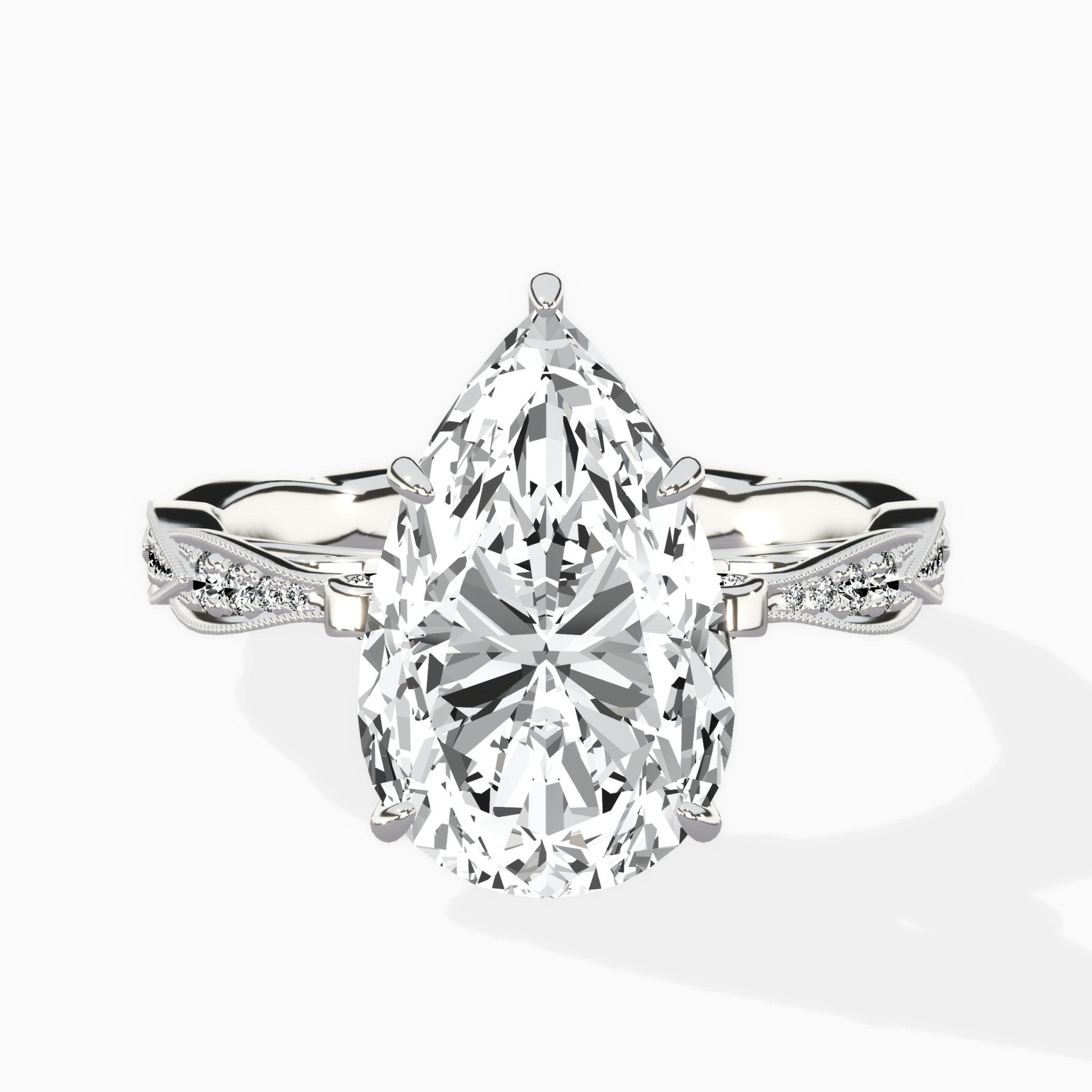Spain Vintage Style Engagement Ring - The Better Diamonds