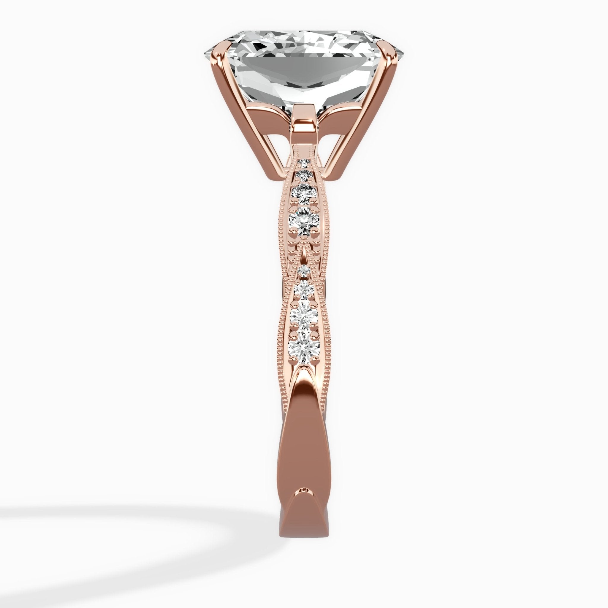 Spain Vintage Style Engagement Ring - The Better Diamonds