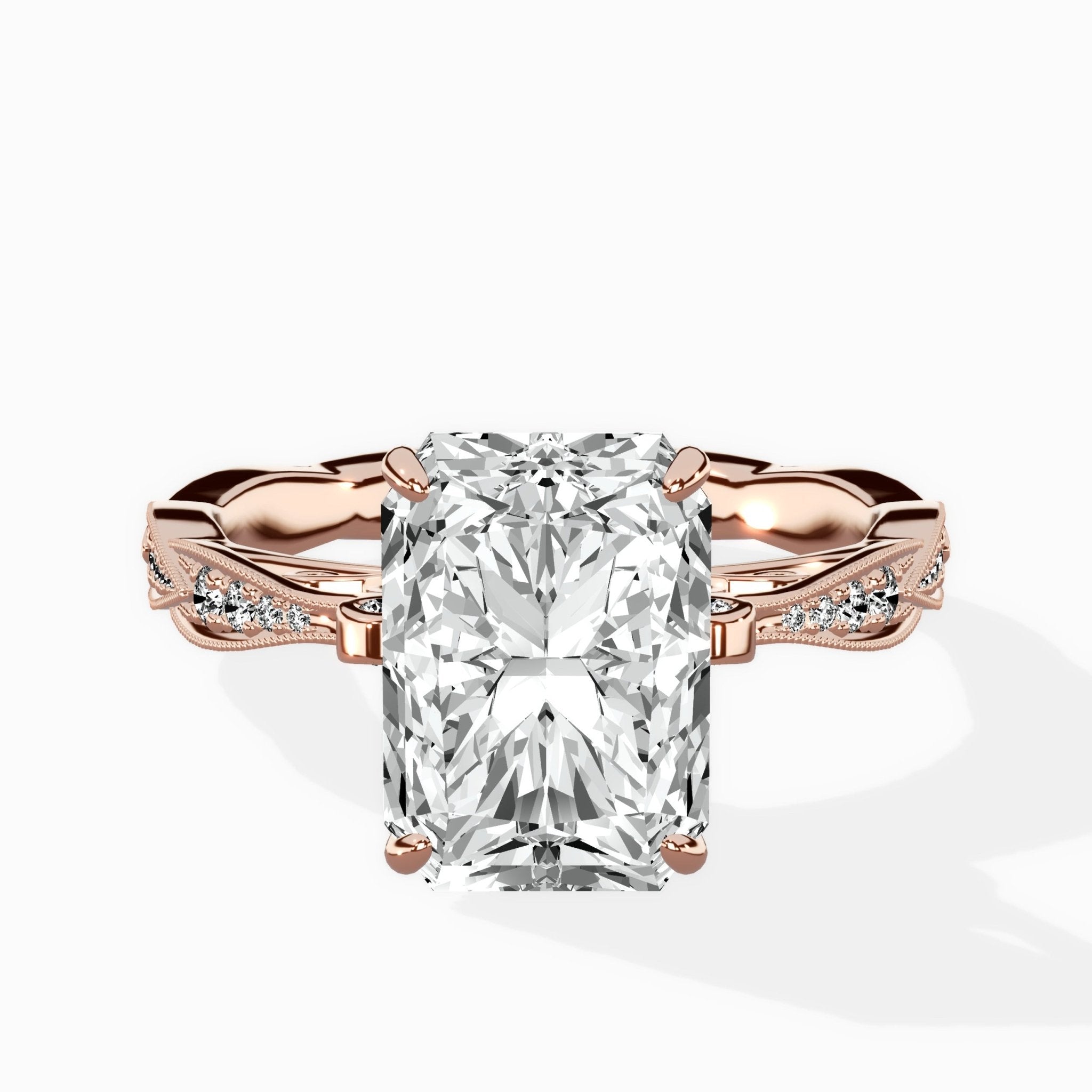 Spain Vintage Style Engagement Ring - The Better Diamonds