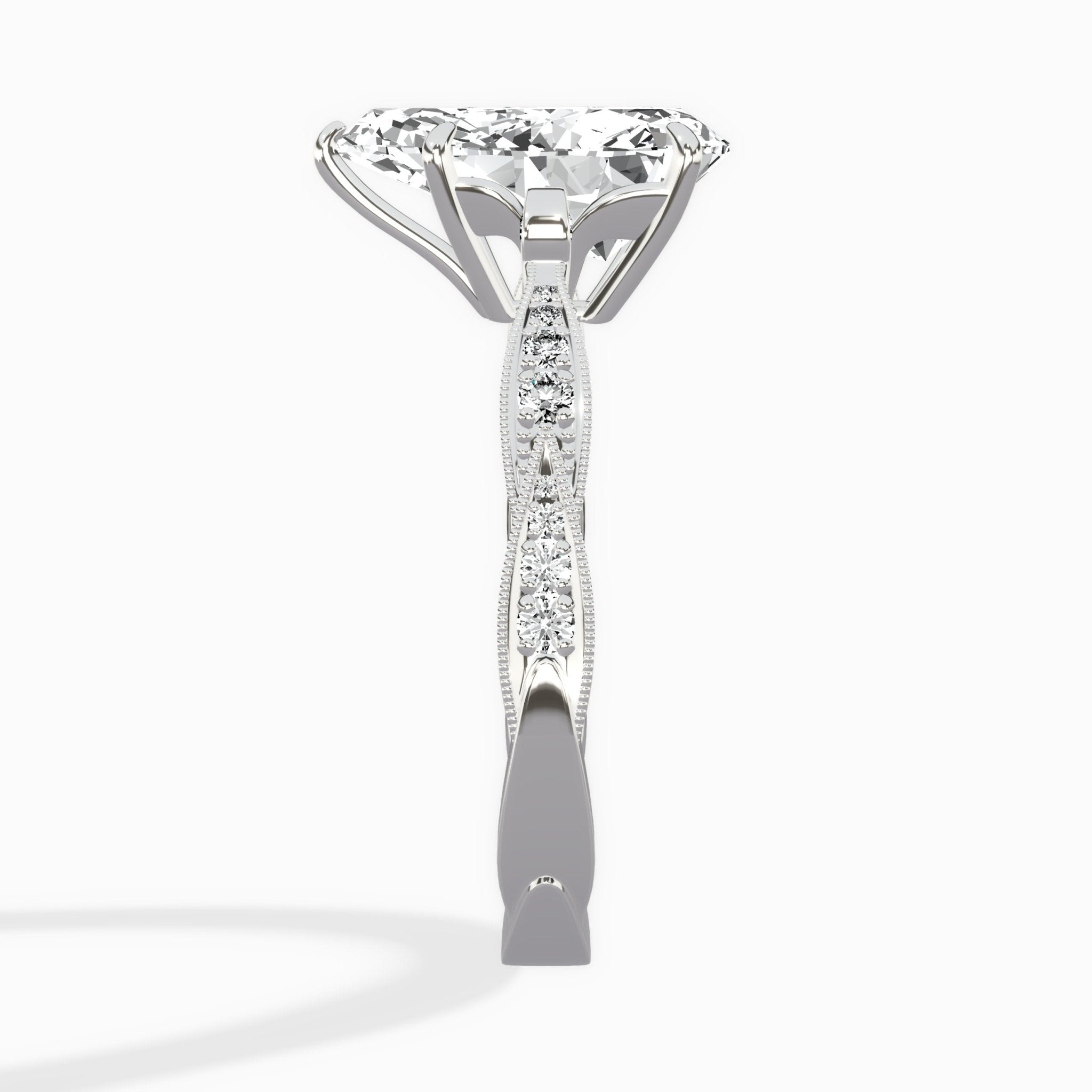Spain Vintage Style Engagement Ring - The Better Diamonds