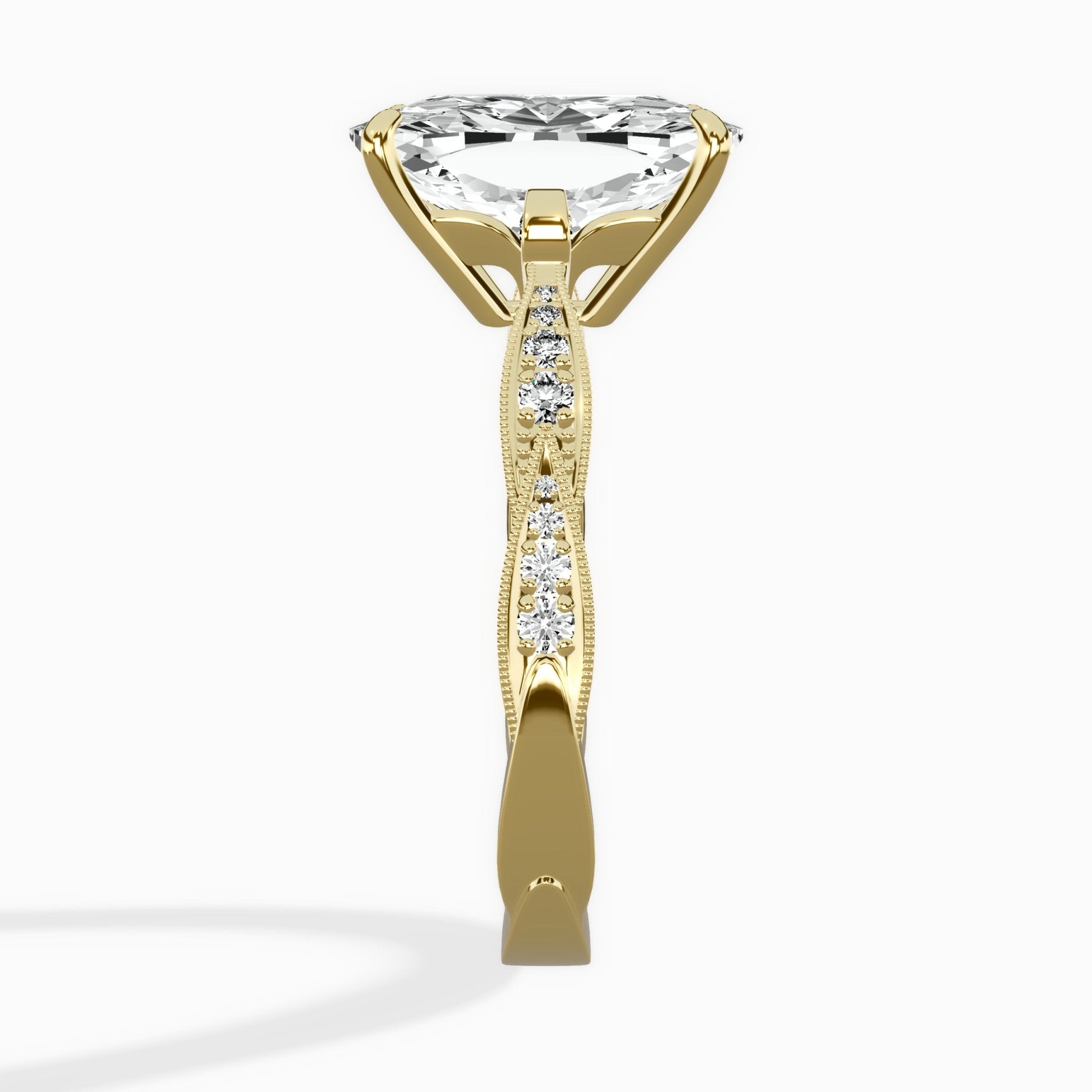 Spain Vintage Style Engagement Ring - The Better Diamonds