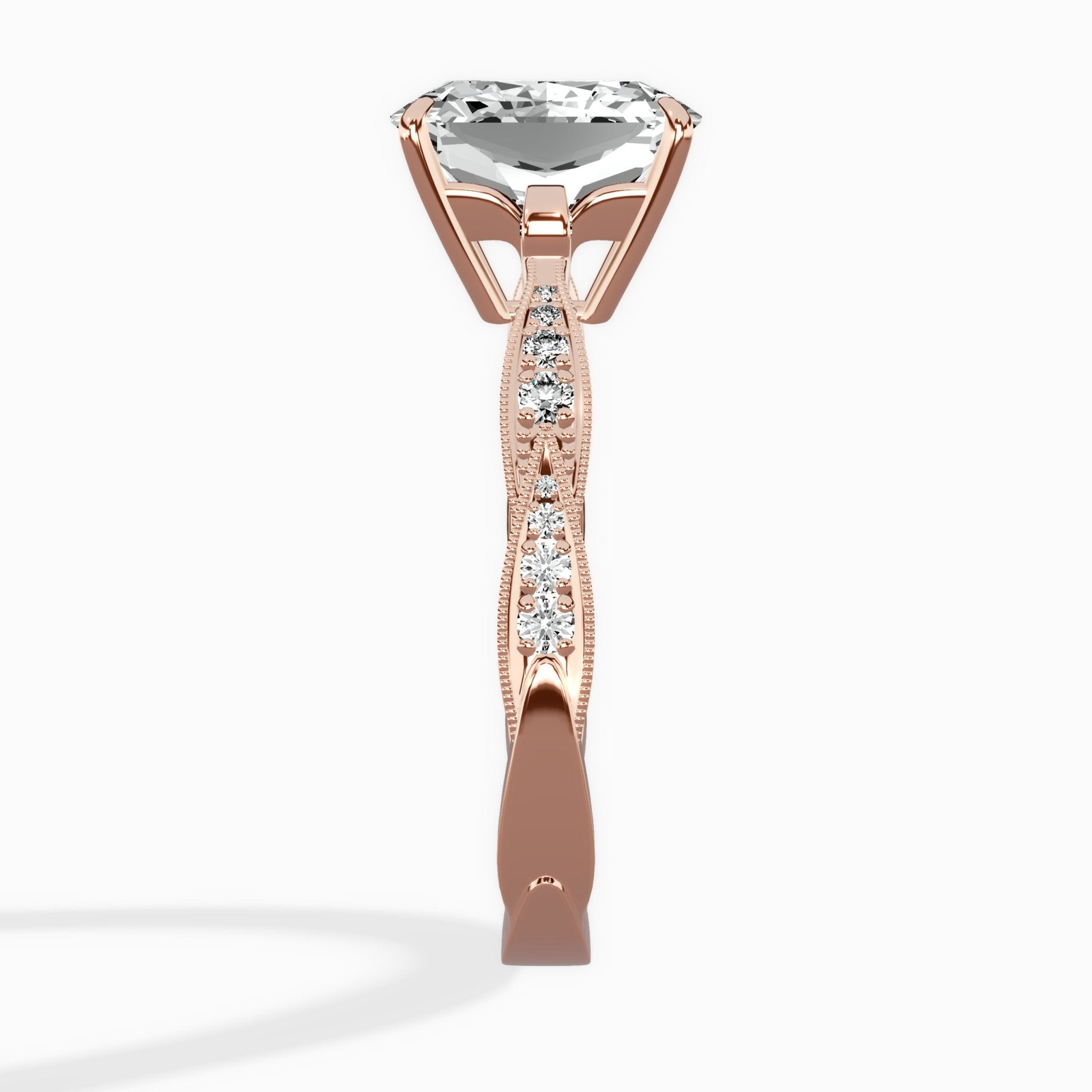 Spain Vintage Style Engagement Ring - The Better Diamonds