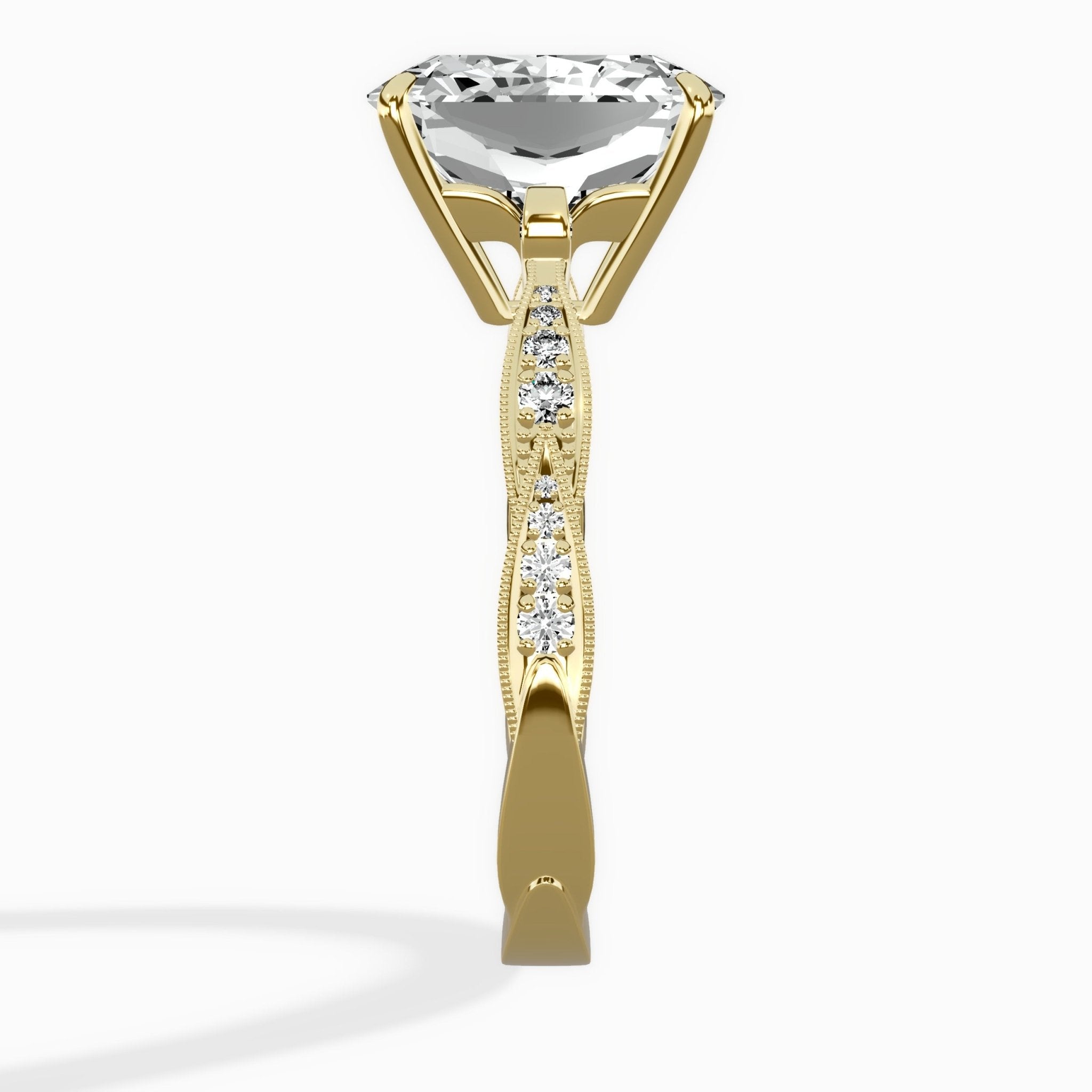 Spain Vintage Style Engagement Ring - The Better Diamonds