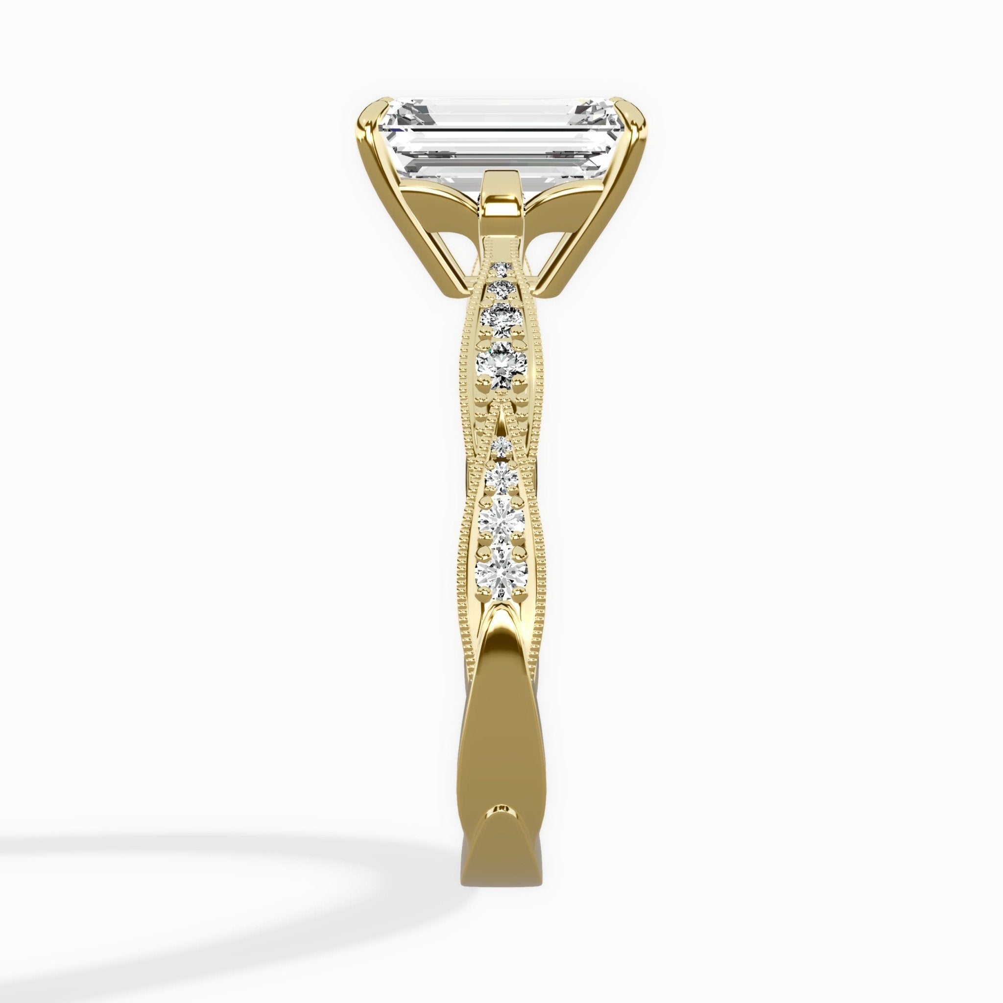 Spain Vintage Style Engagement Ring - The Better Diamonds