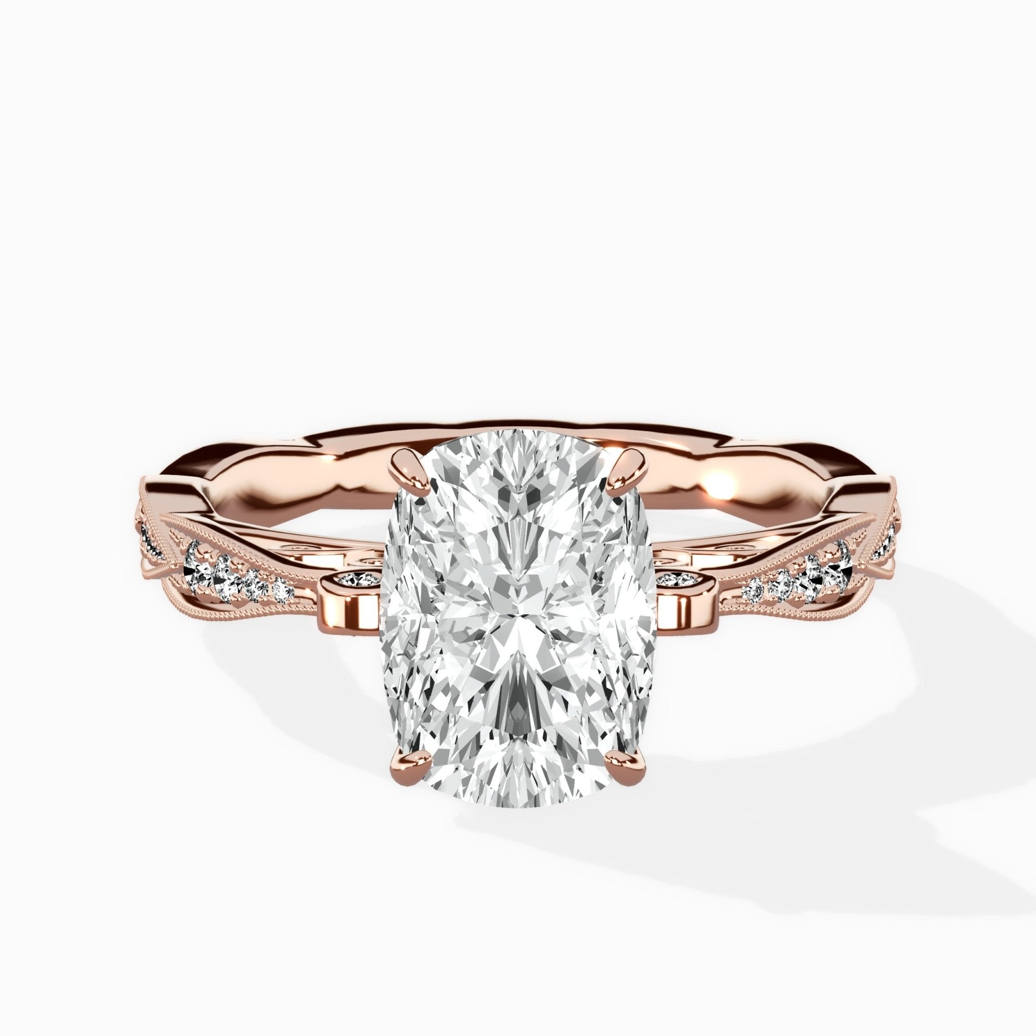 Spain Vintage Style Engagement Ring - The Better Diamonds