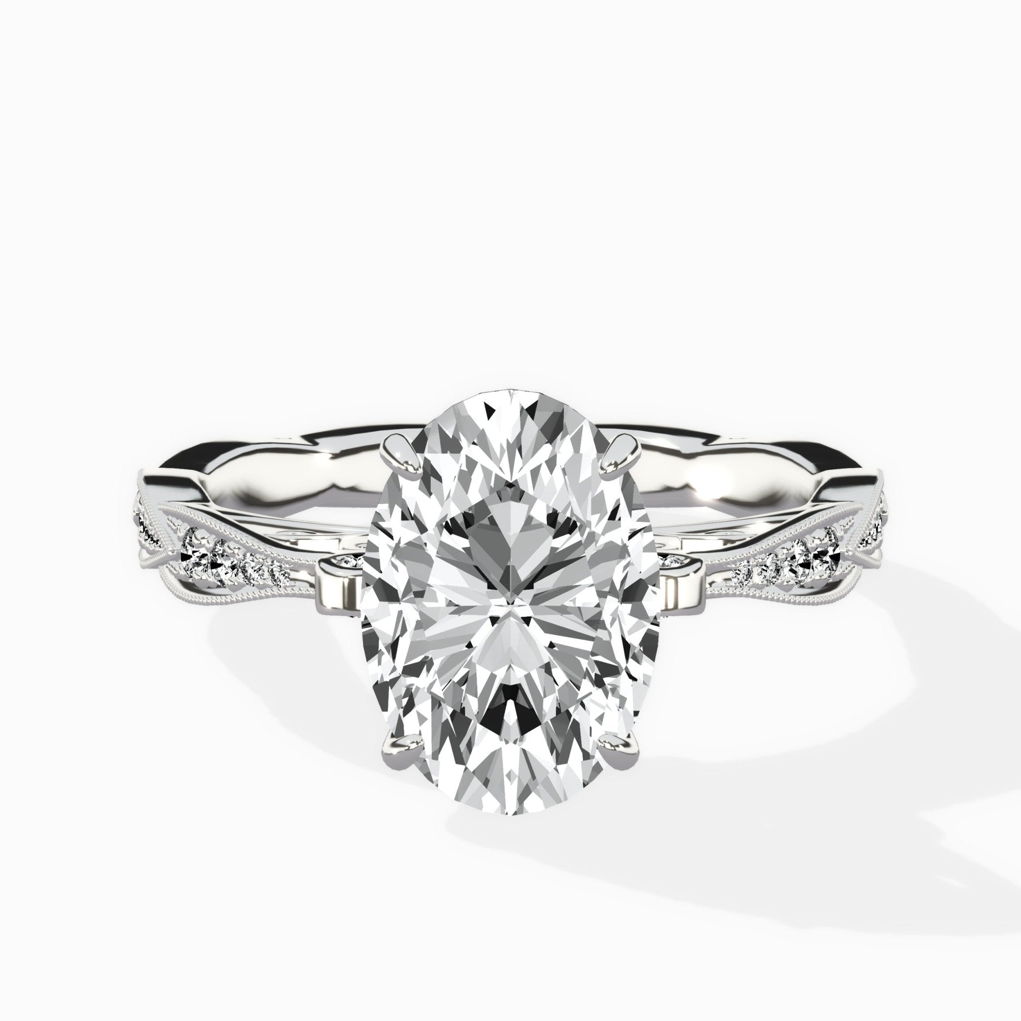 Spain Vintage Style Engagement Ring - The Better Diamonds