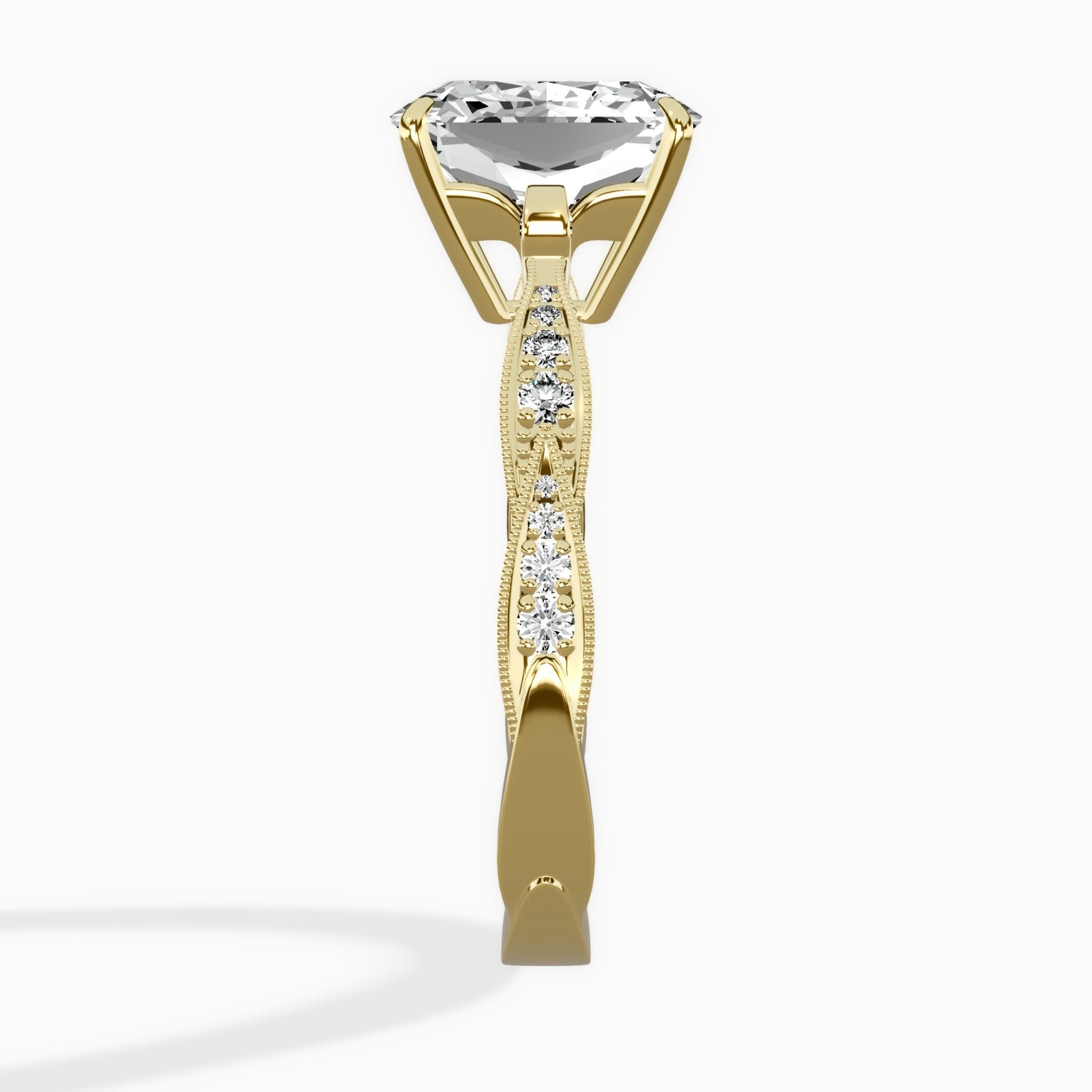 Spain Vintage Style Engagement Ring - The Better Diamonds