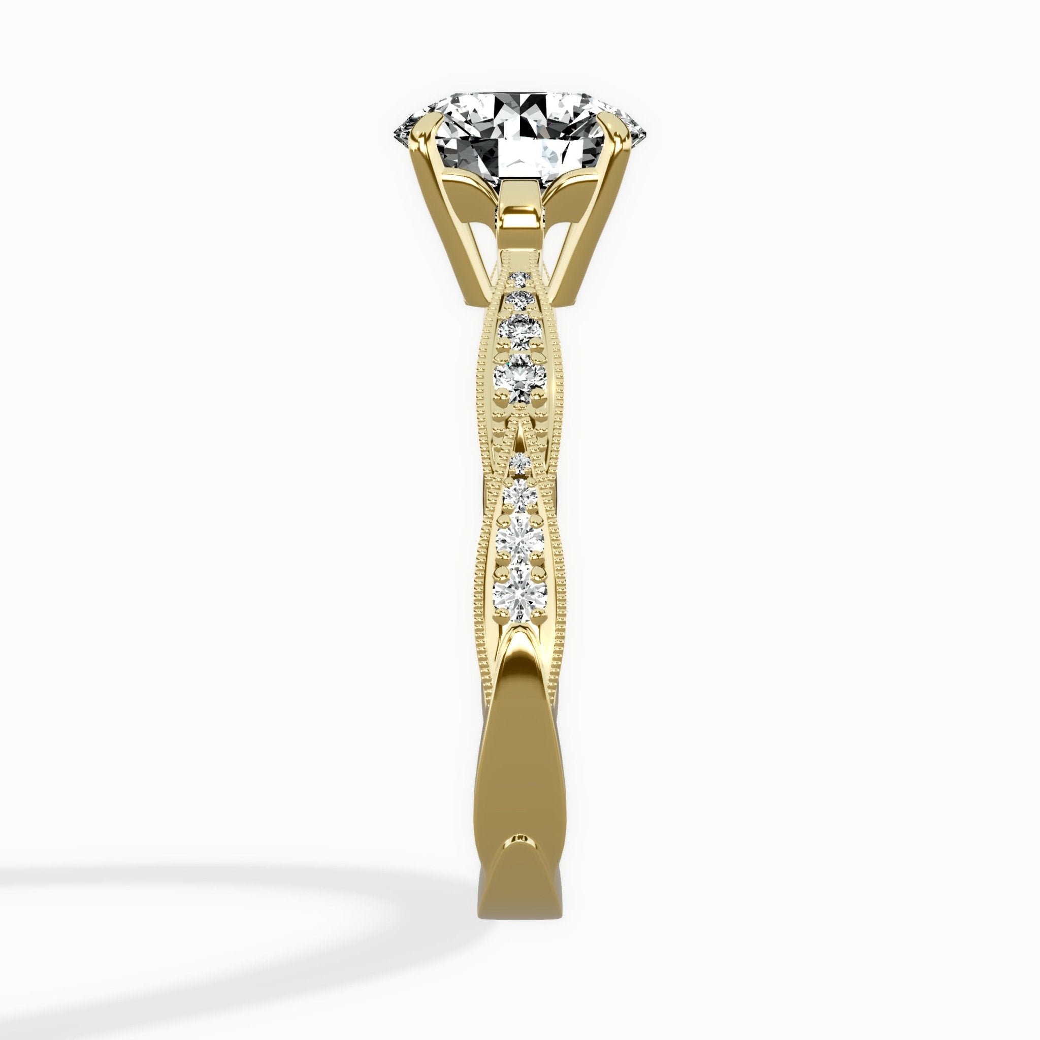 Spain Vintage Style Engagement Ring - The Better Diamonds