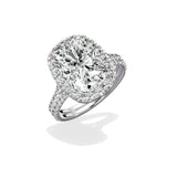 Split Shank Hidden Halo Engagement Ring - The Better Diamonds