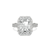 Split Shank Hidden Halo Engagement Ring - The Better Diamonds