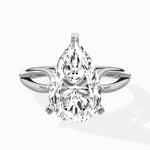 Split Shank Open Gallery Solitaire Ring Engagement Ring - The Better Diamonds