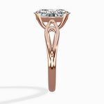Split Shank Open Gallery Solitaire Ring Engagement Ring - The Better Diamonds