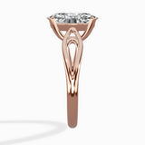 Split Shank Open Gallery Solitaire Ring Engagement Ring - The Better Diamonds
