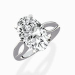 Split Shank Open Gallery Solitaire Ring Engagement Ring - The Better Diamonds