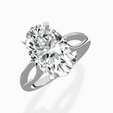 Split Shank Open Gallery Solitaire Ring Engagement Ring - The Better Diamonds