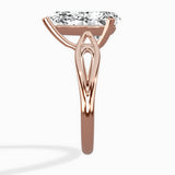 Split Shank Open Gallery Solitaire Ring Engagement Ring - The Better Diamonds
